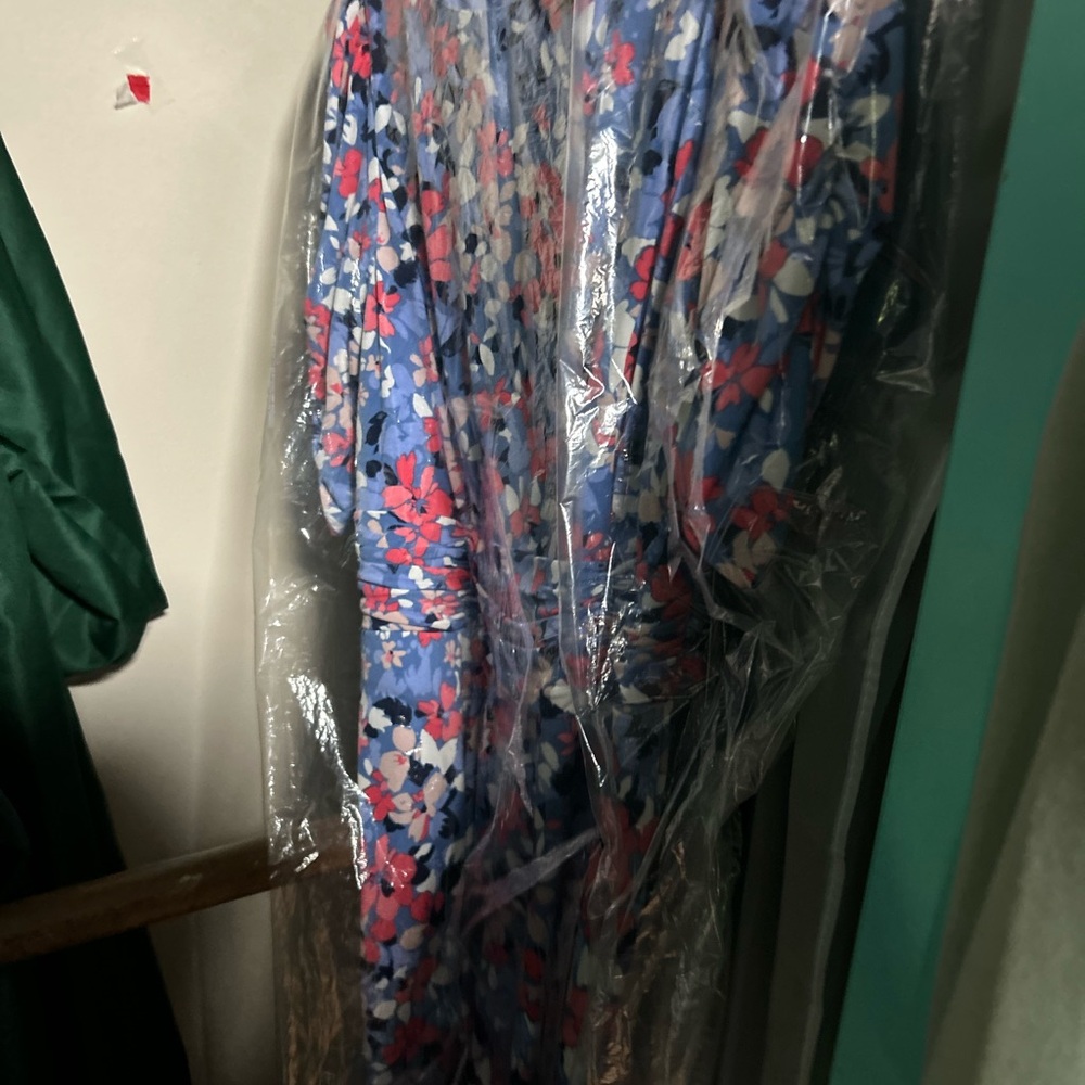 Floral Blue Dress